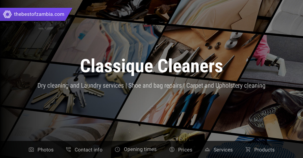Classique Cleaners Dry cleaning and Laundry services, Shoe and bag